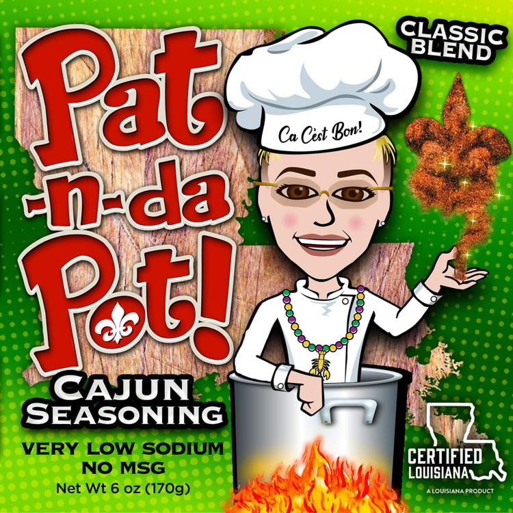 Classic Blend Cajun Seasoning – Pat-N-da Pot