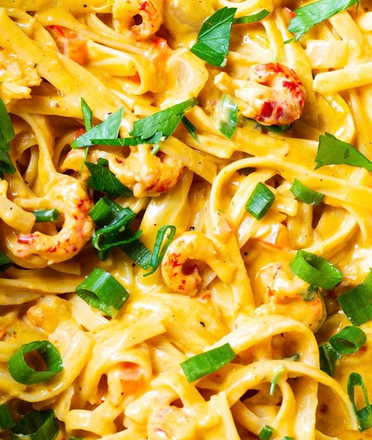 Louisiana Crawfish (or Shrimp) Fettuccini