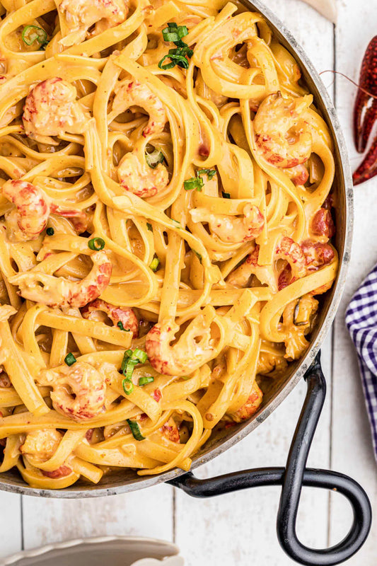 Louisiana Crawfish (or Shrimp) Fettuccini