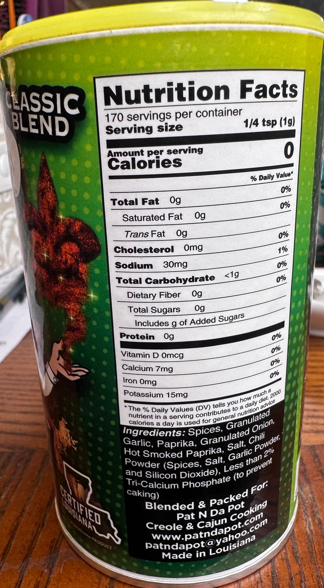 Classic Blend Cajun Seasoning