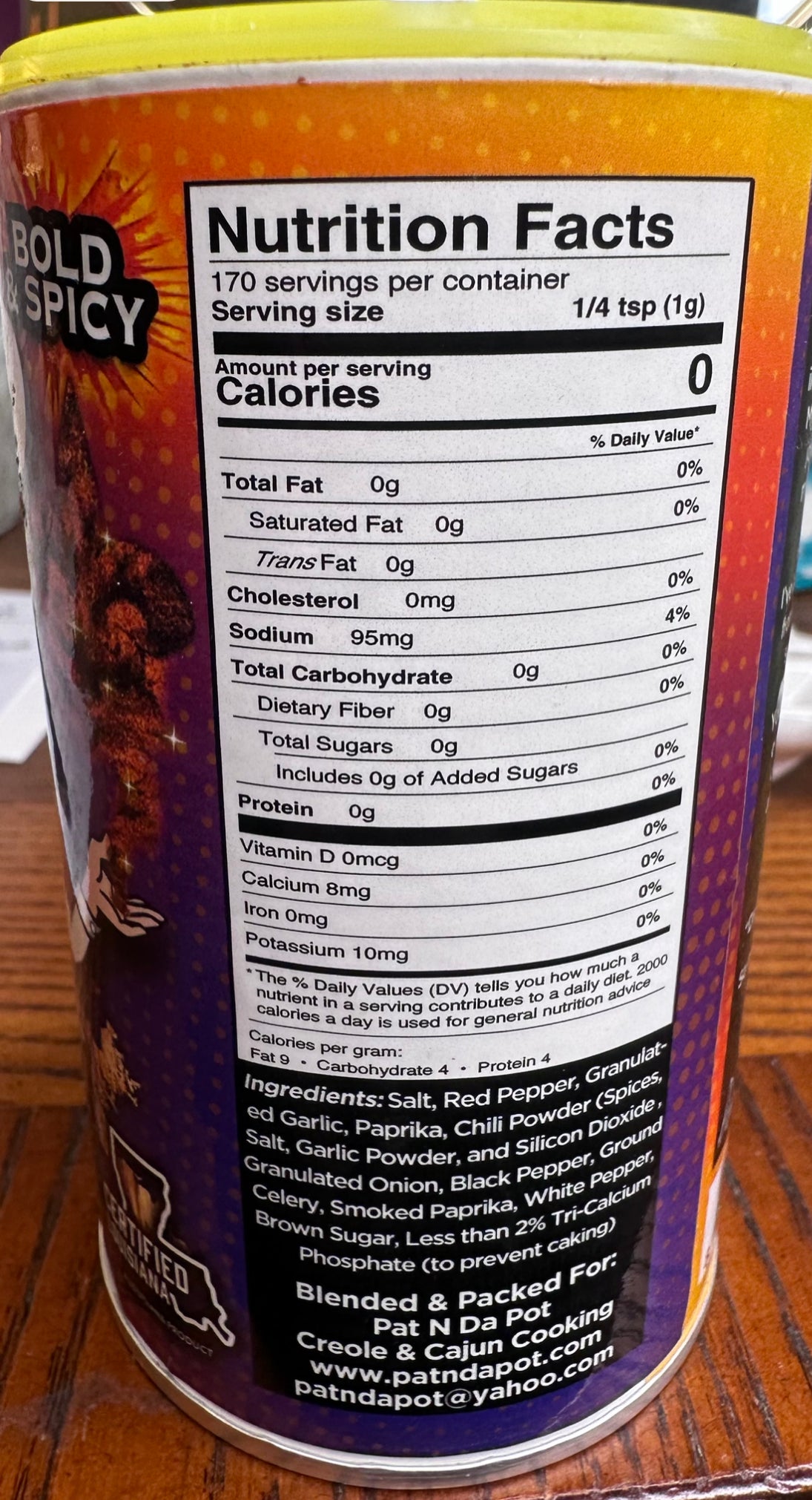 Bold & Spicy Cajun Seasoning
