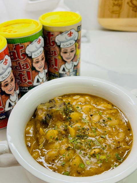 Lima Beans & Smoked Turkey Necks