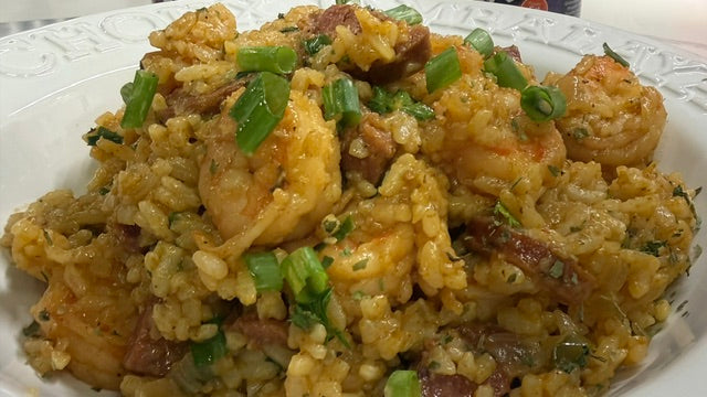 Shrimp & Sausage Casserole