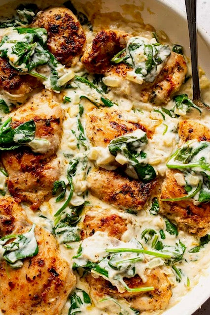 Cream Spinach Chicken