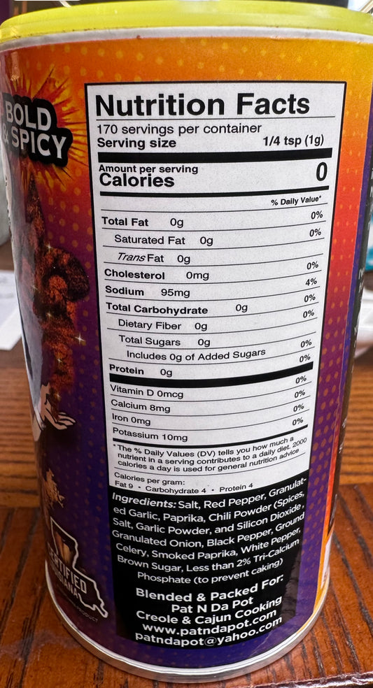 Bold & Spicy Cajun Seasoning