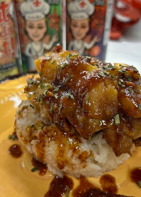 Baked Chicken with Pineapple & Brown Sugar